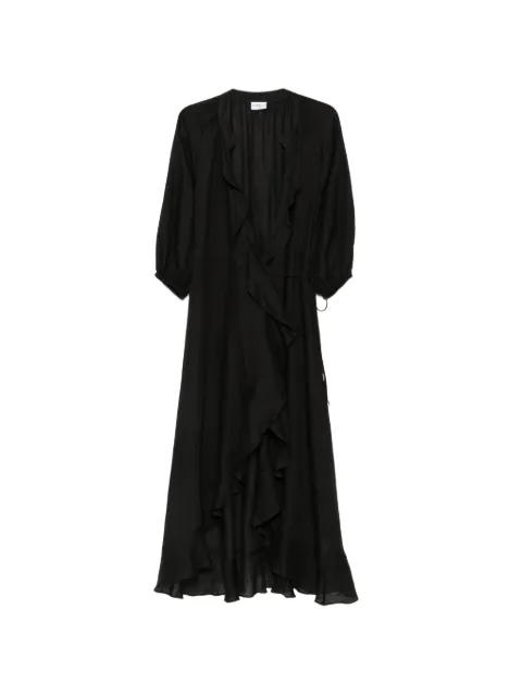 ruffled wrap dress by MARELLA