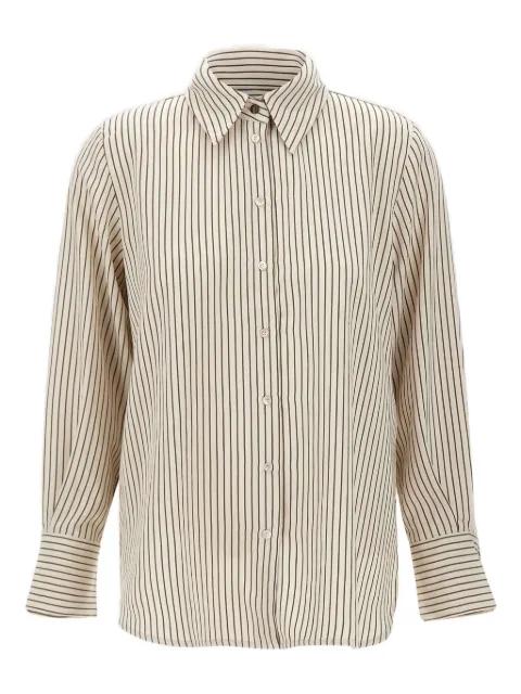 striped long-sleeve shirt by MARELLA