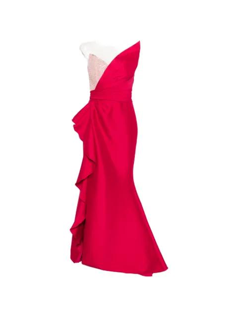 embellished ruffled dress by MARFIL BARCELONA