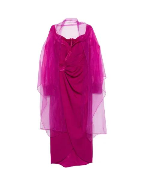 ruffled gown by MARFIL BARCELONA