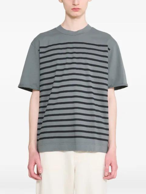Overdye stripe T-shirt by MARGARET HOWELL