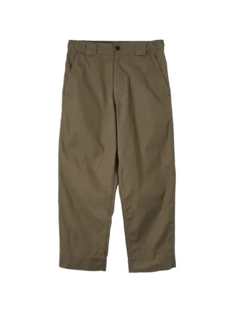 Sports tapered-leg trousers by MARGARET HOWELL
