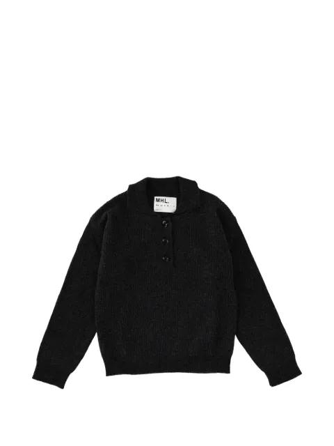 button collar polo shirt by MARGARET HOWELL