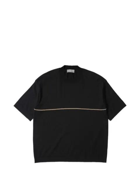 fine-stripe T-shirt by MARGARET HOWELL