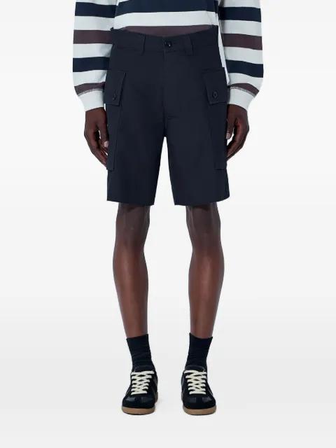 flap-pocket cargo shorts by MARGARET HOWELL