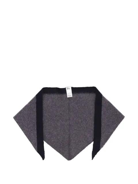 panelled scarf by MARGARET HOWELL