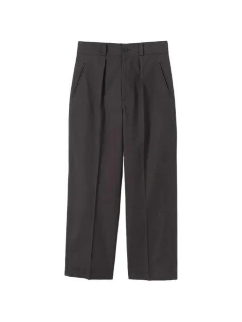 pleated jet-pocket trousers by MARGARET HOWELL