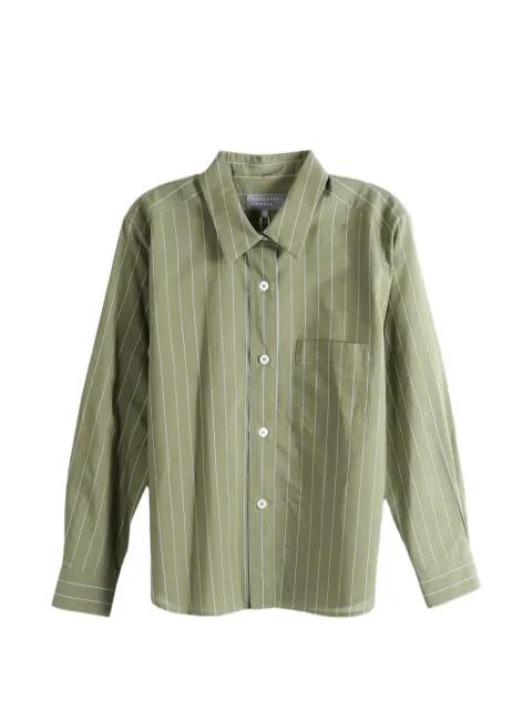 striped-print long-sleeve shirt by MARGARET HOWELL