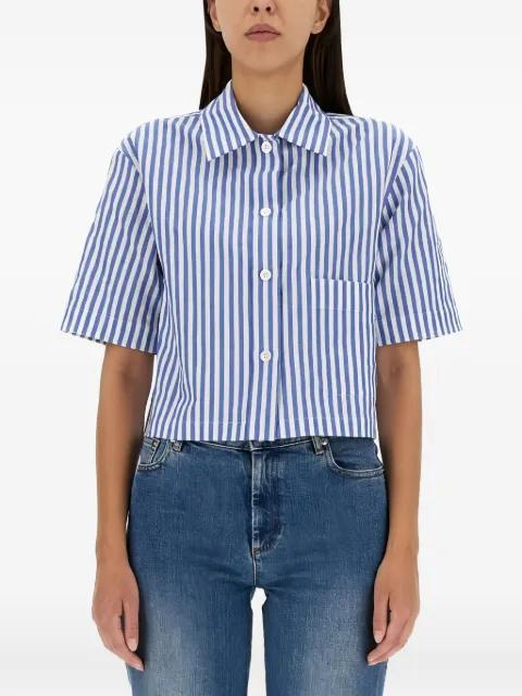 striped short-sleeve shirt by MARGARET HOWELL