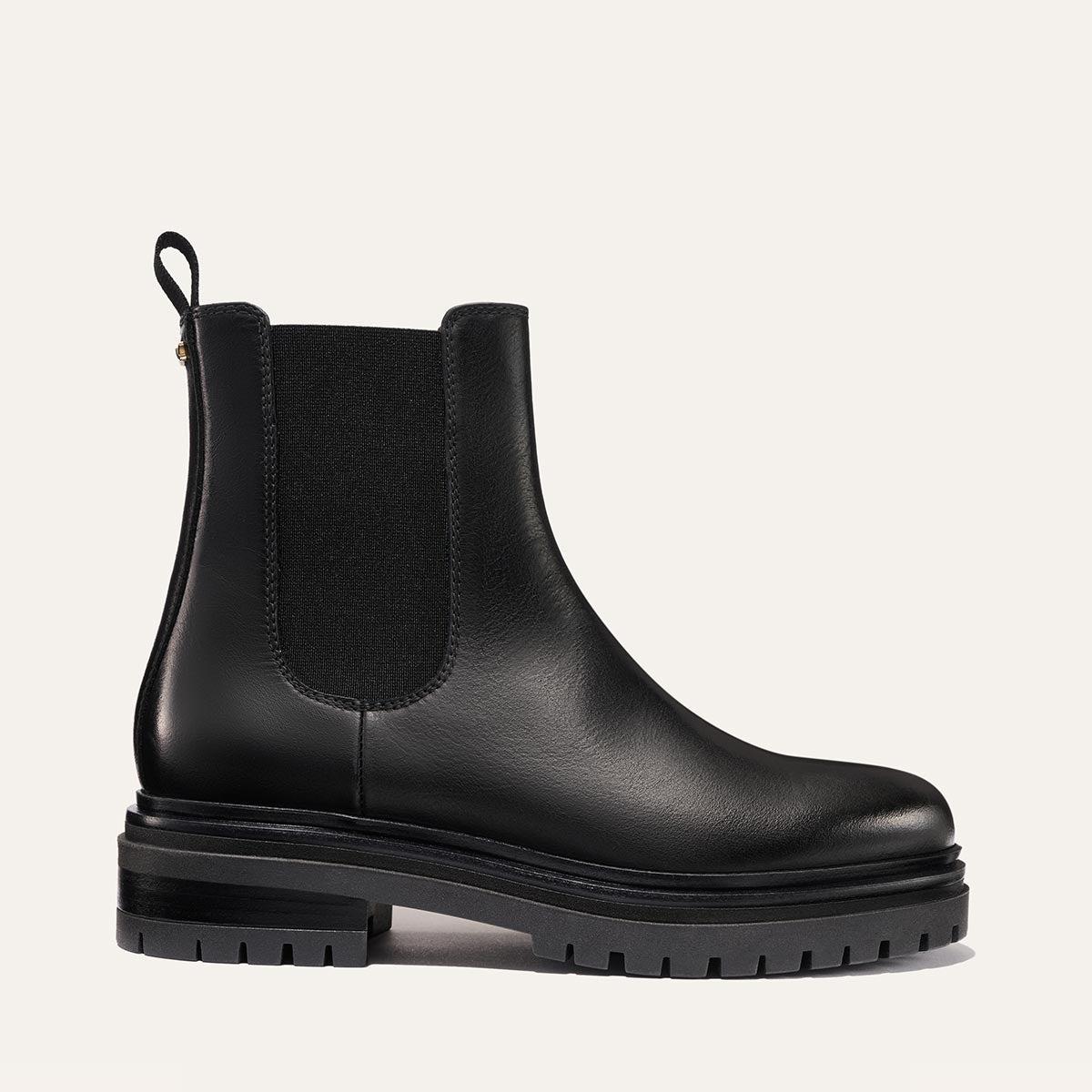Black Leather Chelsea Boots | The West Chelsea Boots by MARGAUX