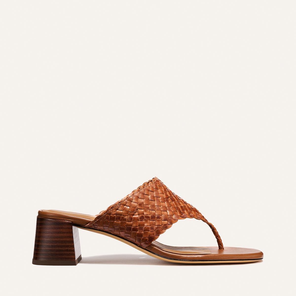 Margaux Deia Heel | Comfortable '90s Thong Heeled Sandal by MARGAUX