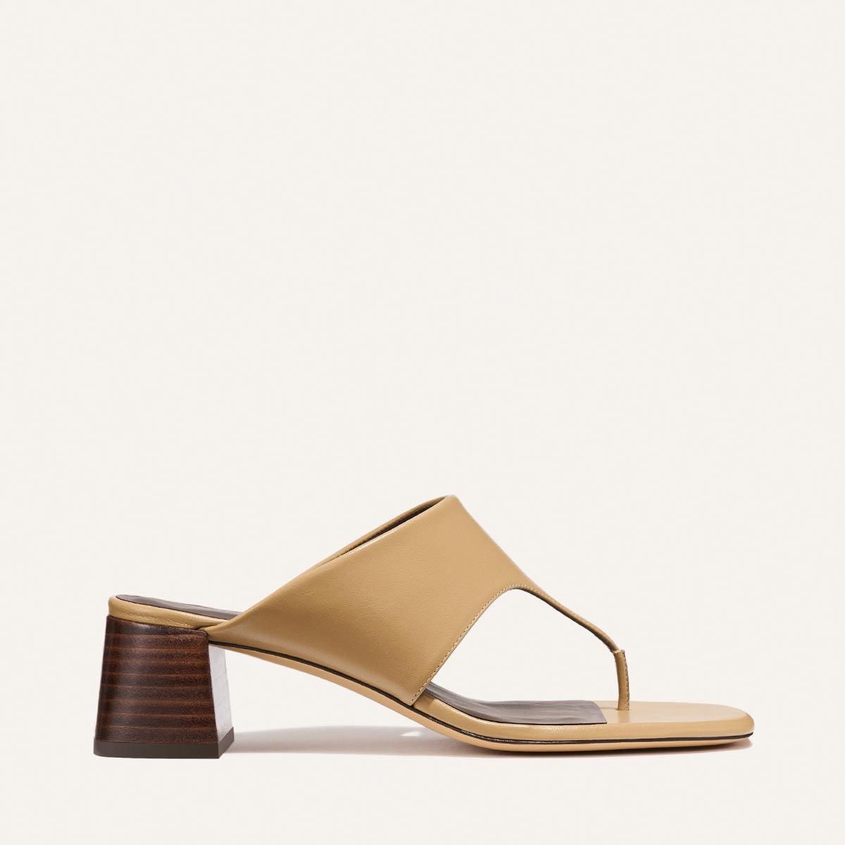 Margaux Deia Heel | Comfortable '90s Thong Heeled Sandal by MARGAUX