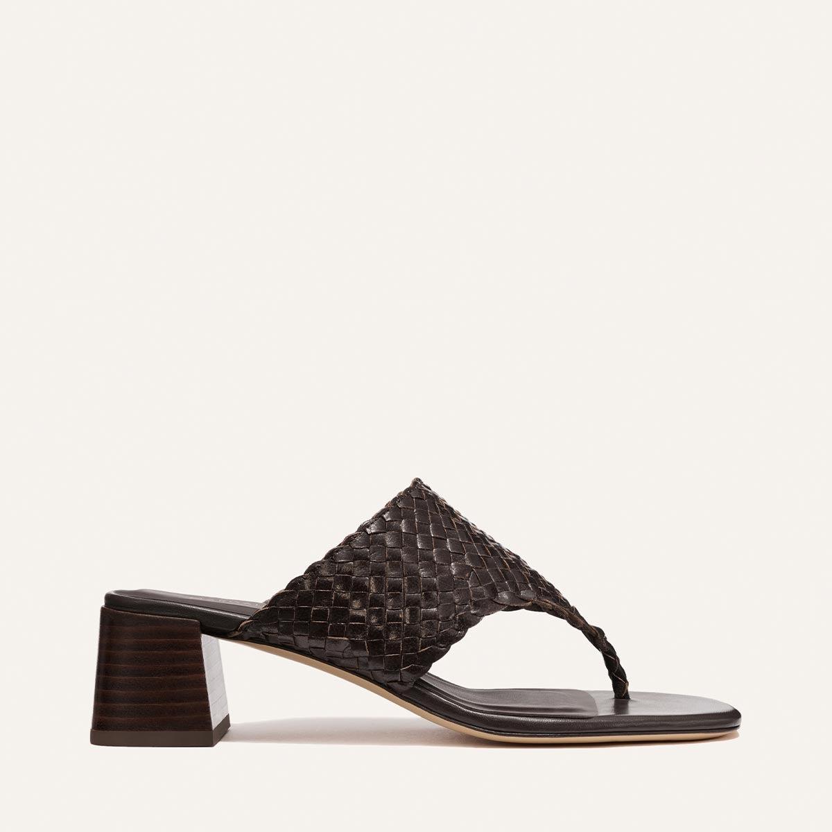 Margaux Deia Heel | Comfortable '90s Thong Heeled Sandal by MARGAUX