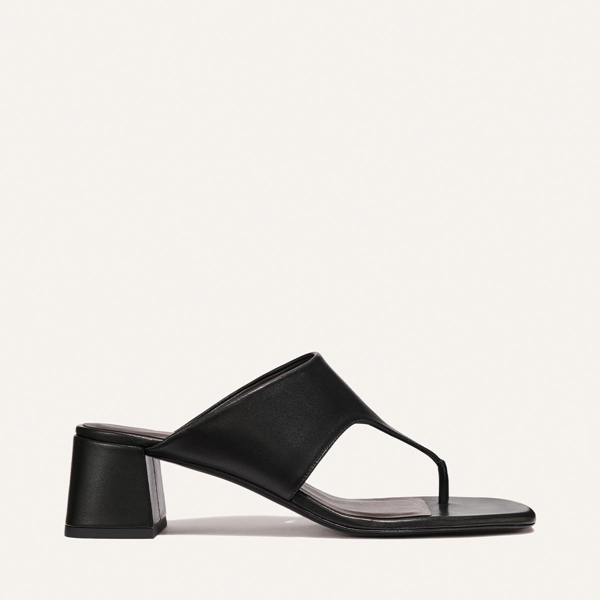 Margaux Deia Heel | Comfortable '90s Thong Heeled Sandal by MARGAUX