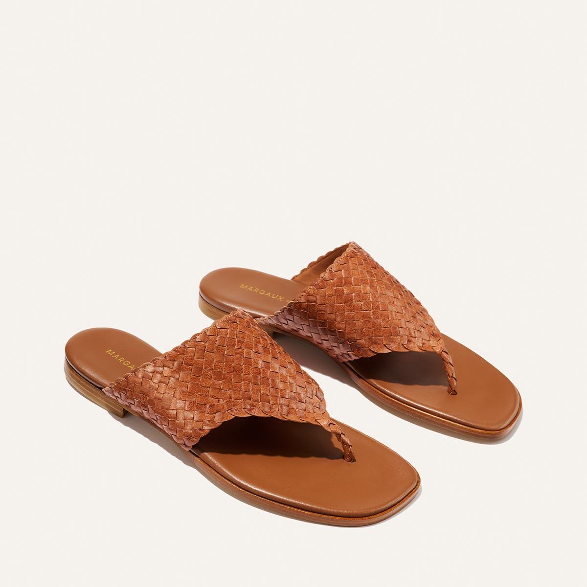 Margaux Deia Sandal Saddle Woven Leather by MARGAUX