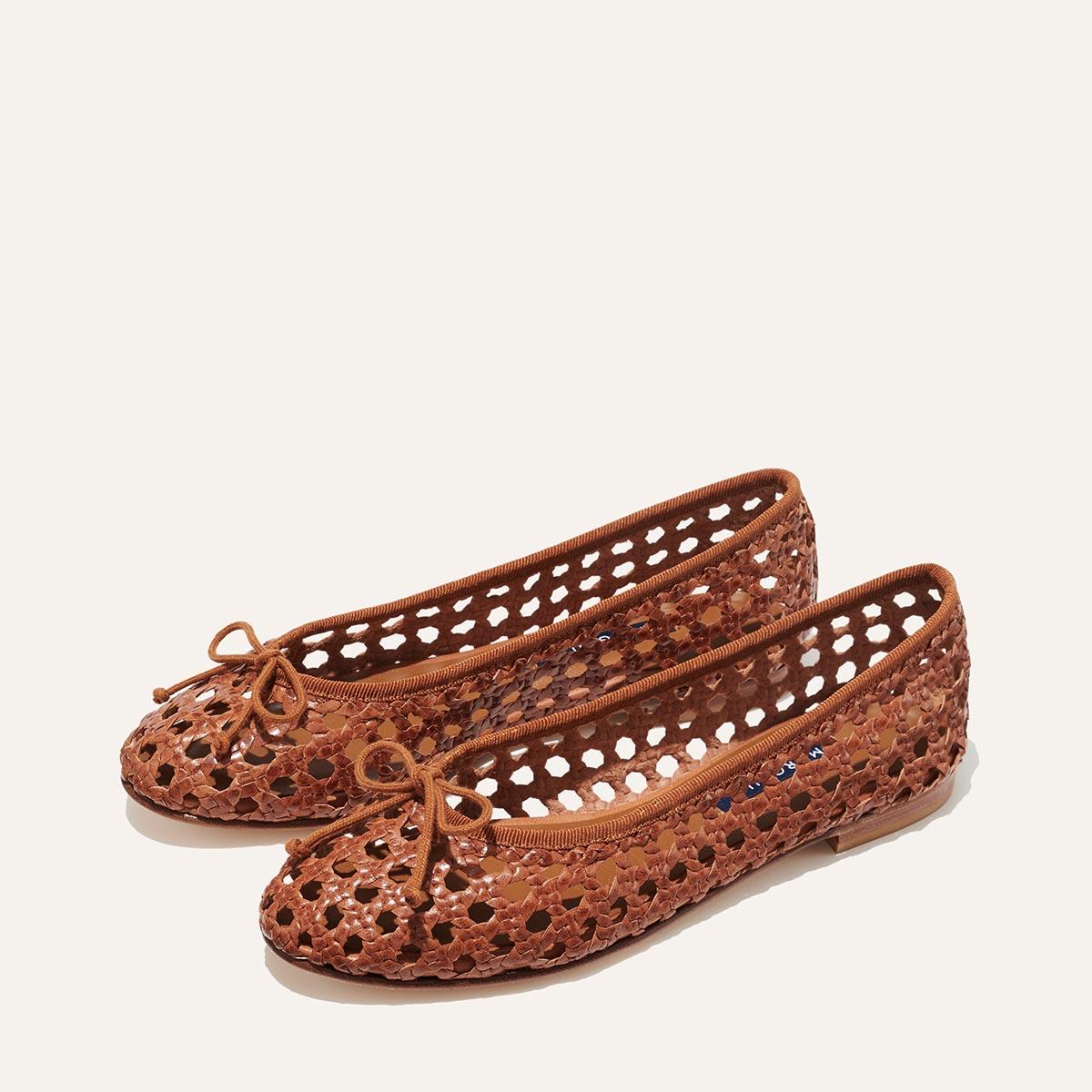The Demi - Saddle Woven Leather by MARGAUX