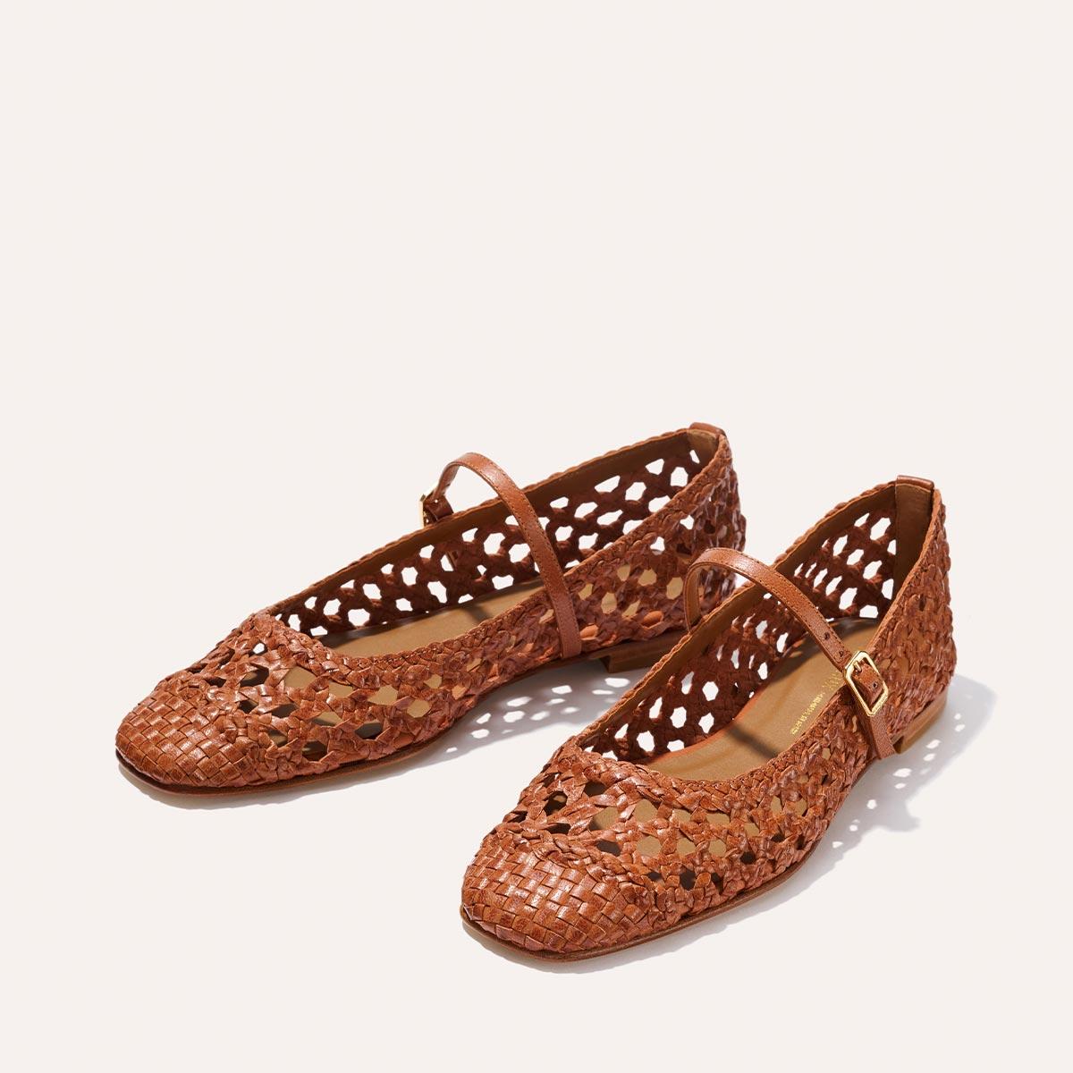 The Fonteyn Jane - Saddle Woven Leather by MARGAUX