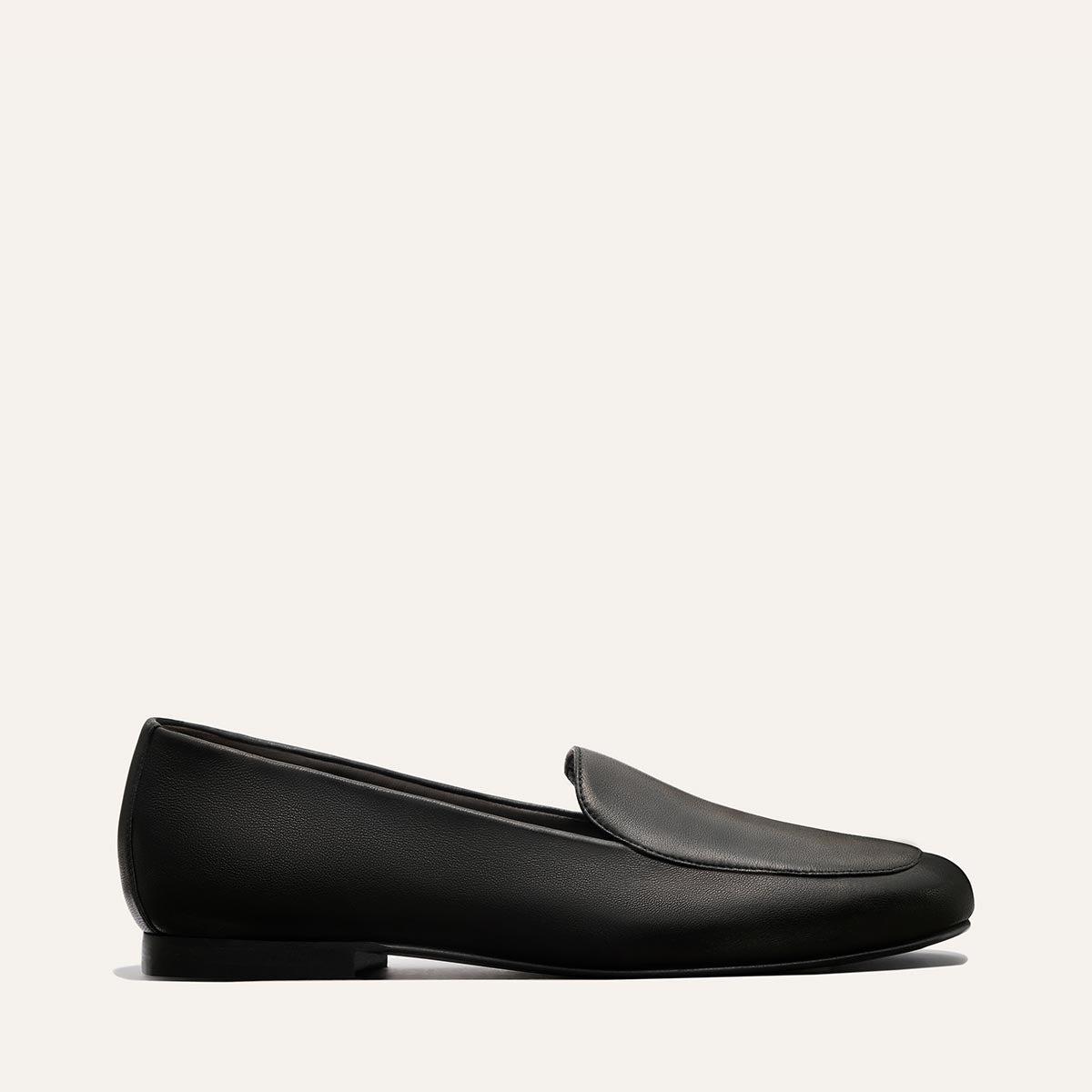 The James Soft Loafer - Black Nappa by MARGAUX