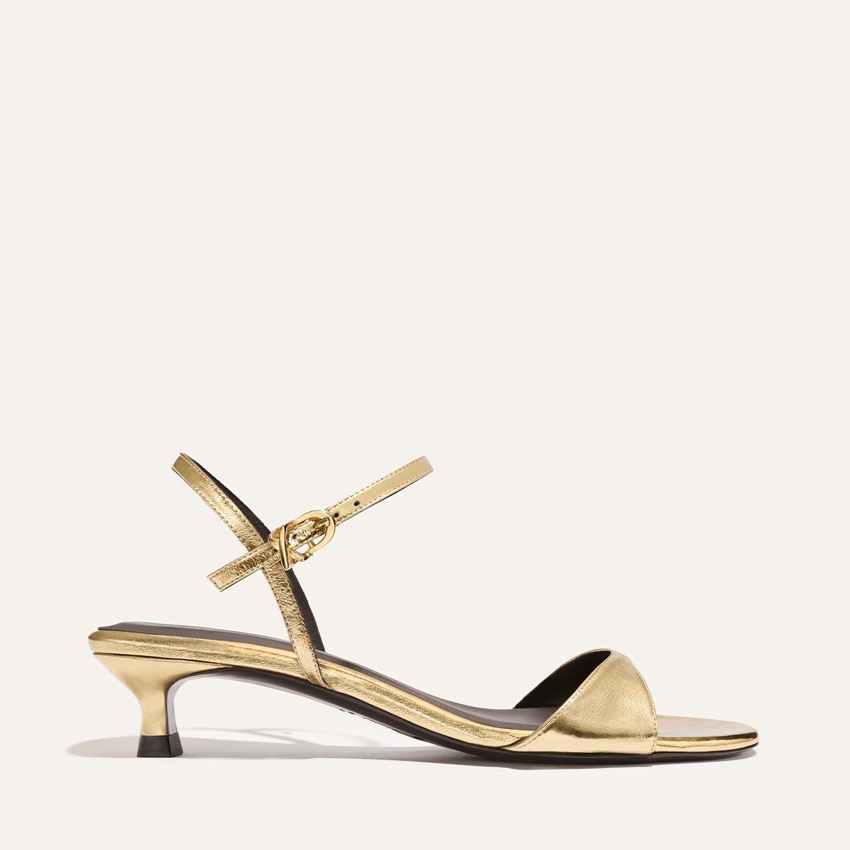 The Lotto 35 - Gold Crinkle Nappa by MARGAUX