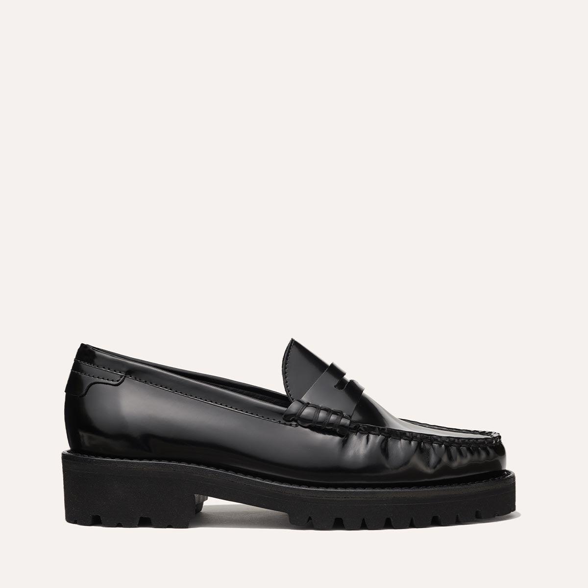 The Louisa Loafer - Black Calf by MARGAUX