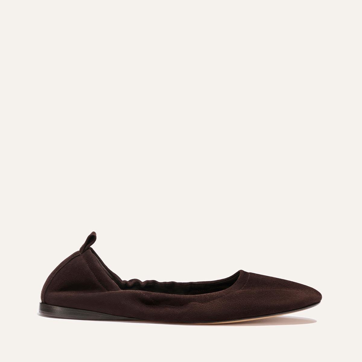 The Pascale - Espresso Suede by MARGAUX
