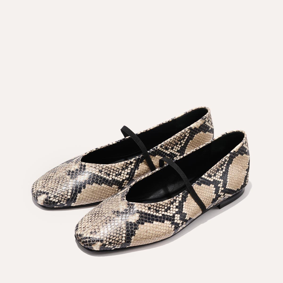 The Phoebe - Natural Python Embossed by MARGAUX