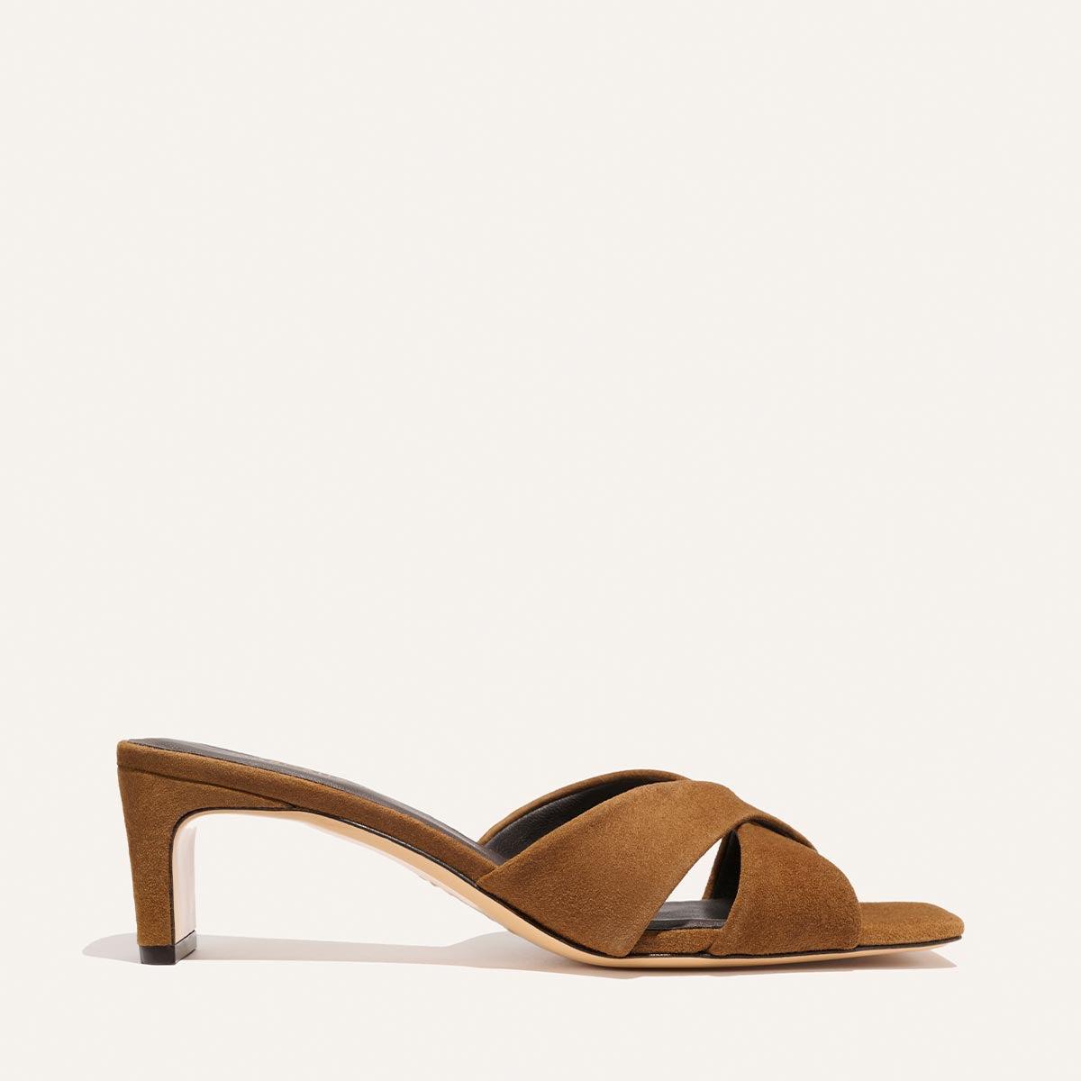 The Selene 50 - Nutmeg Suede by MARGAUX