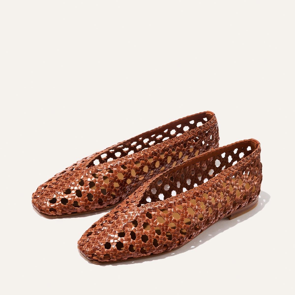 The Woven Paz - Saddle Woven Leather by MARGAUX