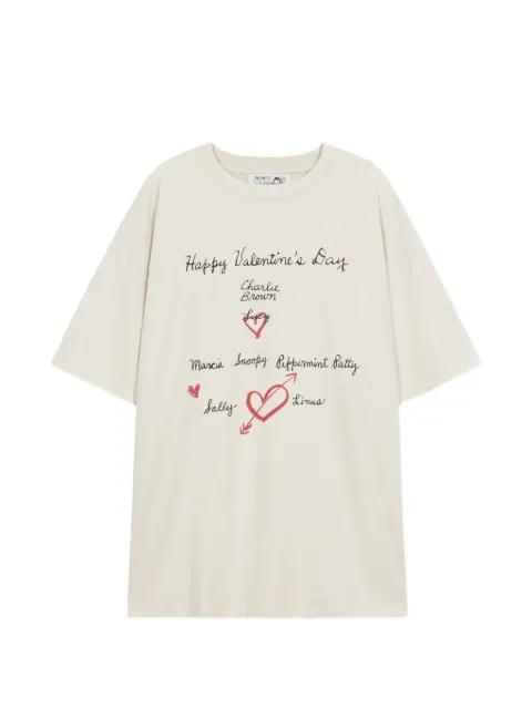 Peanuts Happy Valentine's Day T-shirt by MARGE SHERWOOD