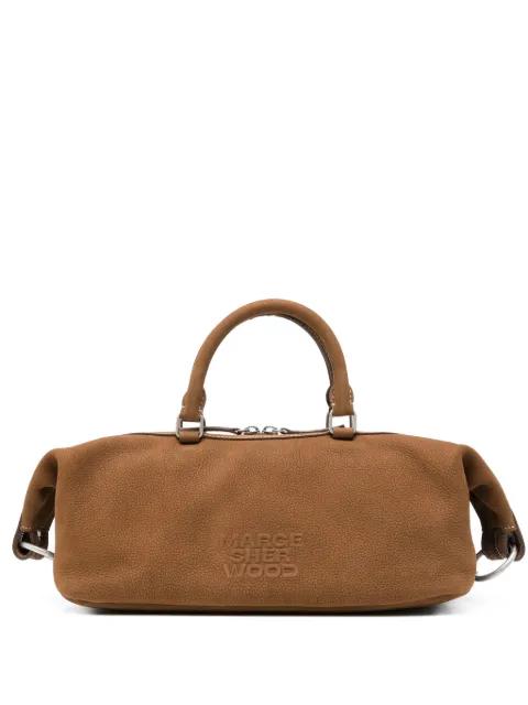 embossed-logo tote bag by MARGE SHERWOOD