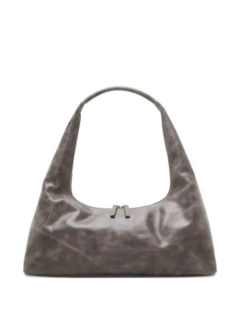 large leather zip shoulder bag by MARGE SHERWOOD