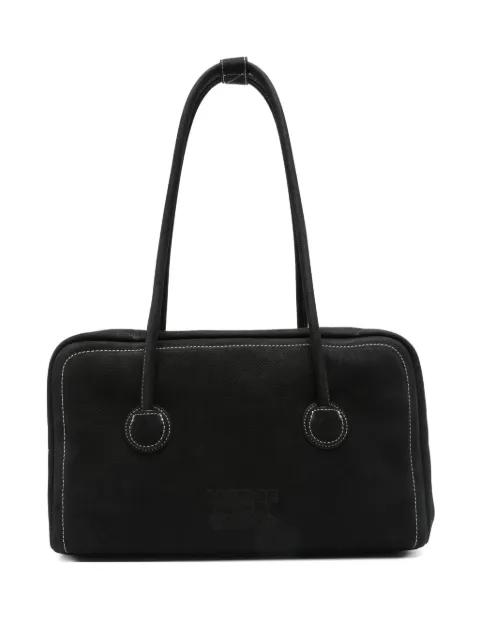 top-handle calf-suede shoulder bag by MARGE SHERWOOD