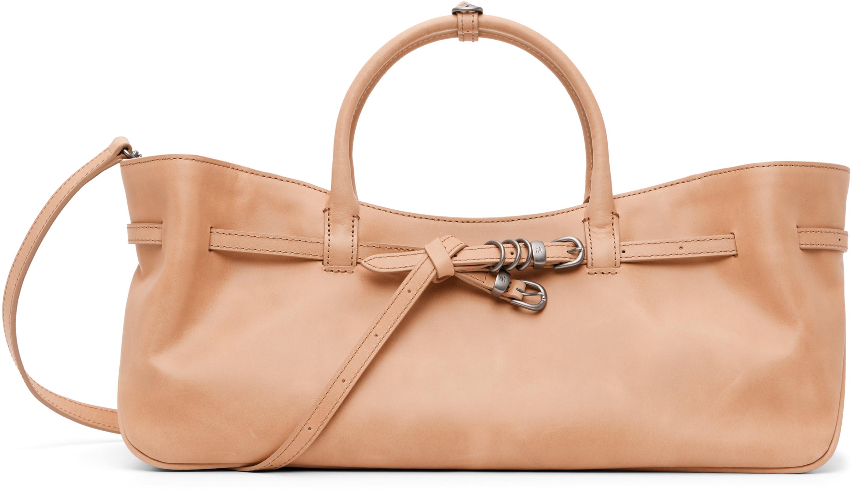 Beige Grandma Used Shoulder Bag by MARGESHERWOOD