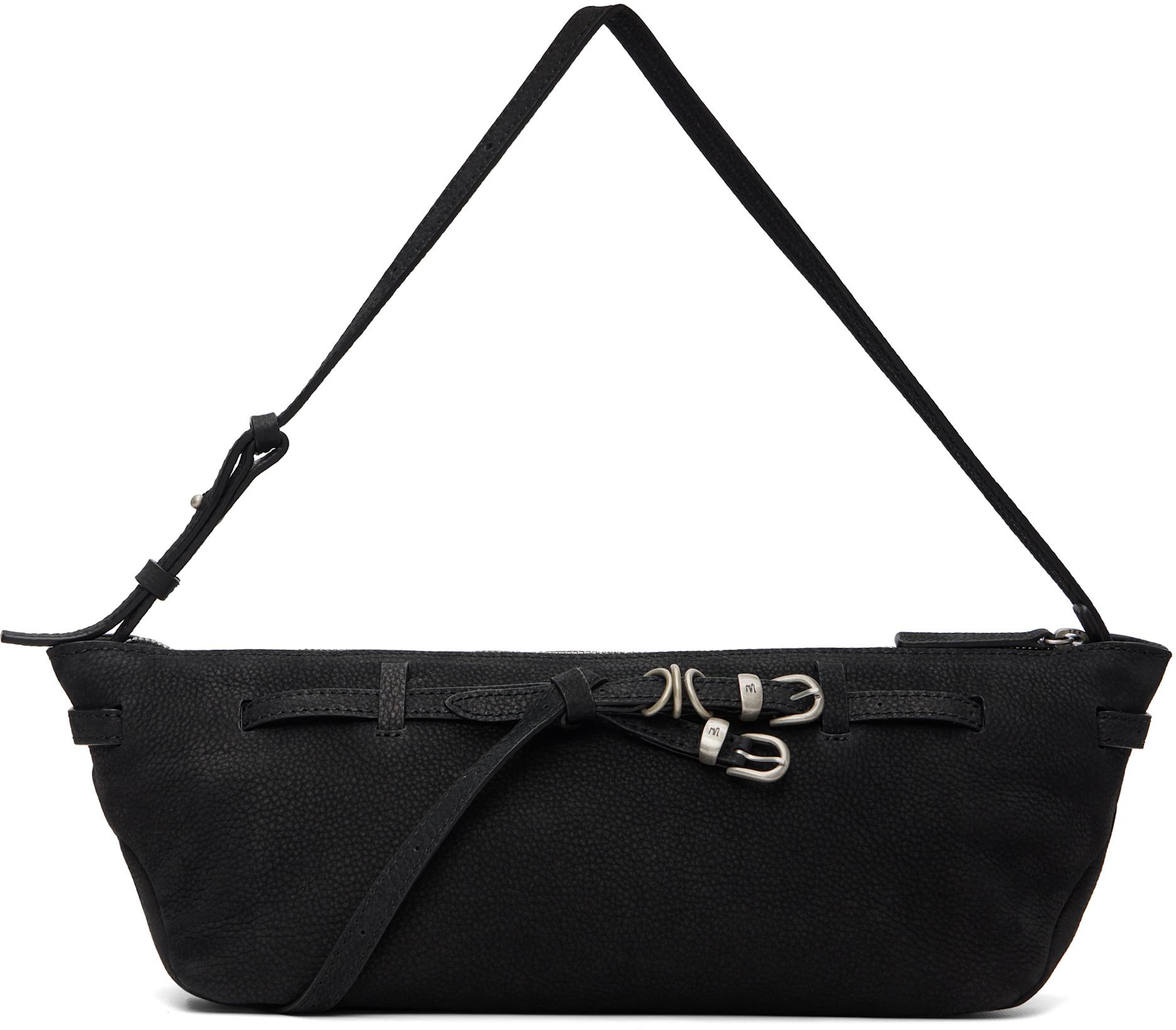 Black Grandma Used Sling Bag by MARGESHERWOOD