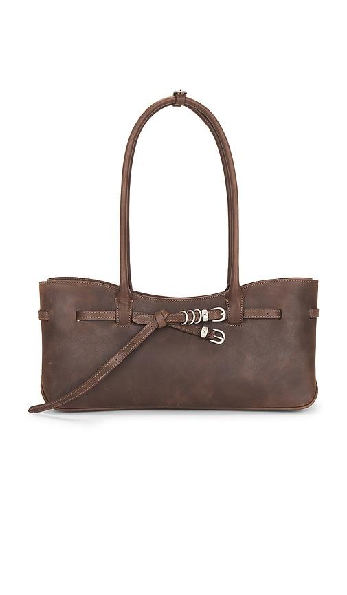 MARGESHERWOOD Grandma Used Shoulder Bag in Brown by MARGESHERWOOD