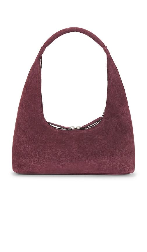 MARGESHERWOOD Hobo Shoulder Bag in Wine by MARGESHERWOOD