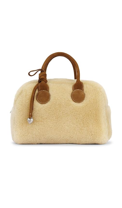 MARGESHERWOOD Soft Bowling Bag in Beige by MARGESHERWOOD