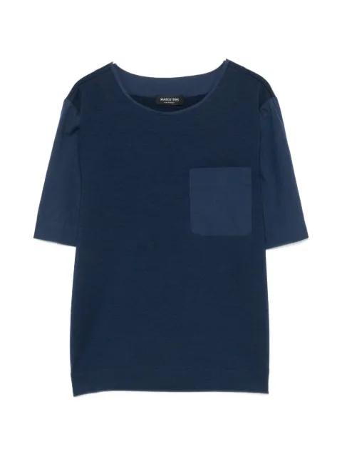 patch-pocket short-sleeve T-shirt by MARGITTES