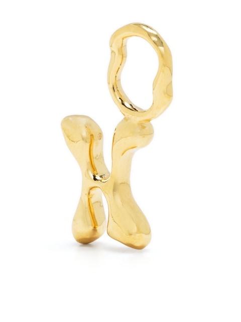 Fluent Letter H pendant by MARIA BLACK