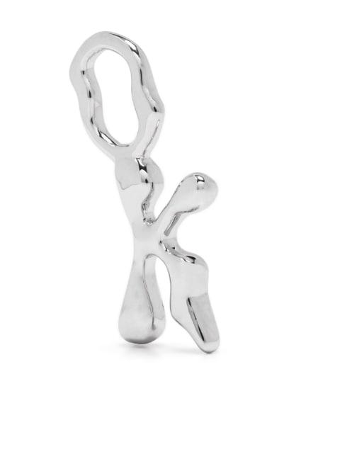 Fluent Letter K silver charm by MARIA BLACK