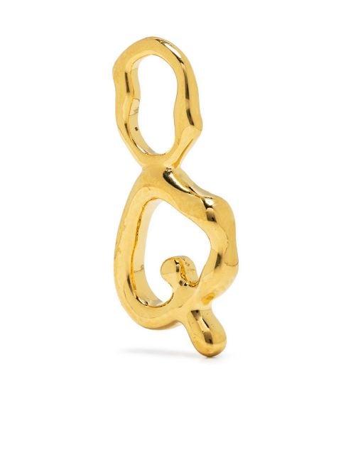 Fluent Letter Q pendant by MARIA BLACK