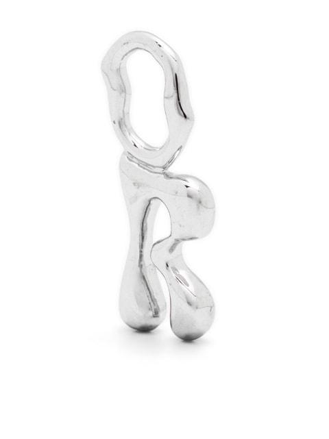 Fluent Letter R pendant by MARIA BLACK