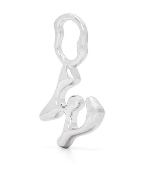 Fluent Letter W silver charm by MARIA BLACK