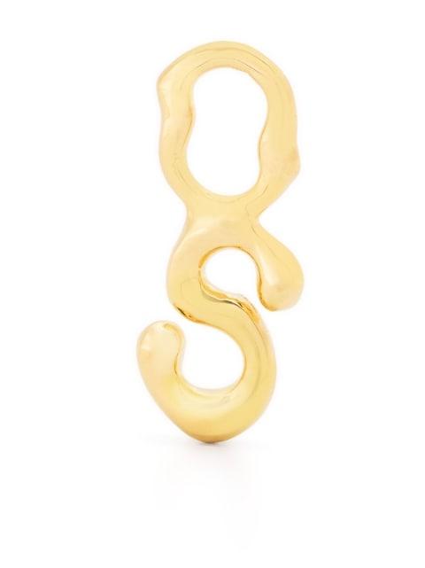 Fluent letter S charm by MARIA BLACK