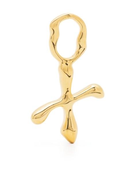Fluent letter X charm by MARIA BLACK