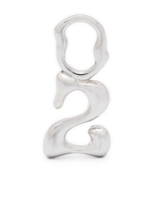 Fluent letter Z charm by MARIA BLACK