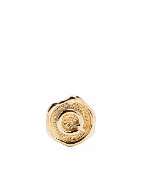 Letter Q coin by MARIA BLACK