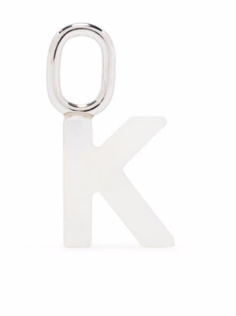 Lucid Letter K charm by MARIA BLACK