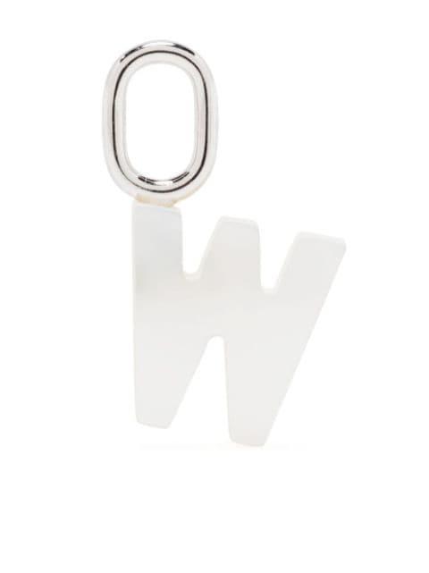 Lucid Letter W charm by MARIA BLACK