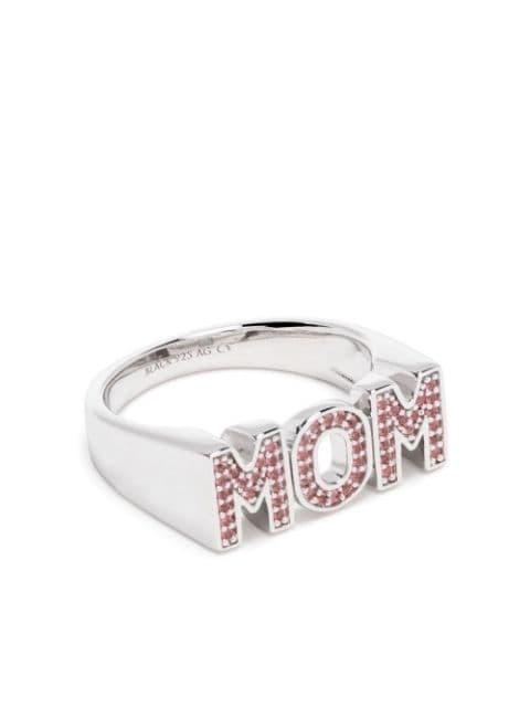Mom crystal-embelished ring by MARIA BLACK